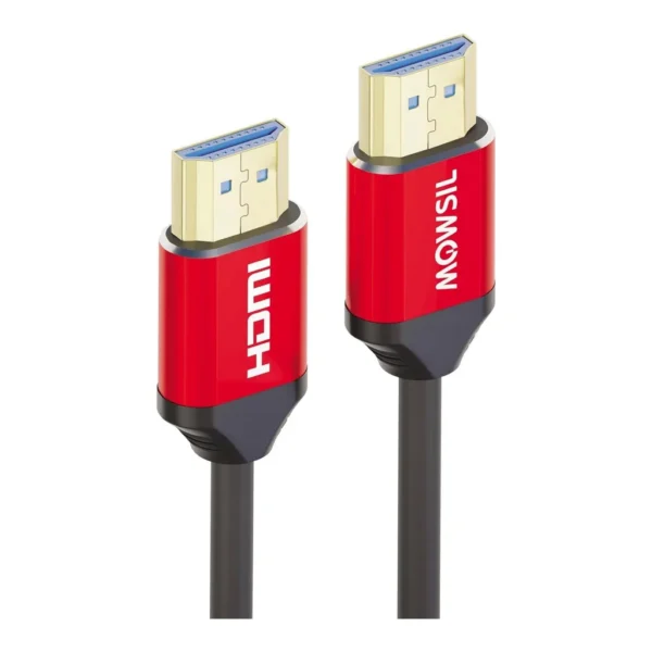 c42f248ac86491320b944d39a0942991-hi.jpg Mowsil 4k@30Hz 1.4 HDMI Cable 2 Meter, Transfer Rate Up to 10.8 Gbps, Support 4K@30Hz/ 2K 1080P Up to 60Hz /3D, Compatible Devices Desktop PC,Laptop,TV Box, Black-Red