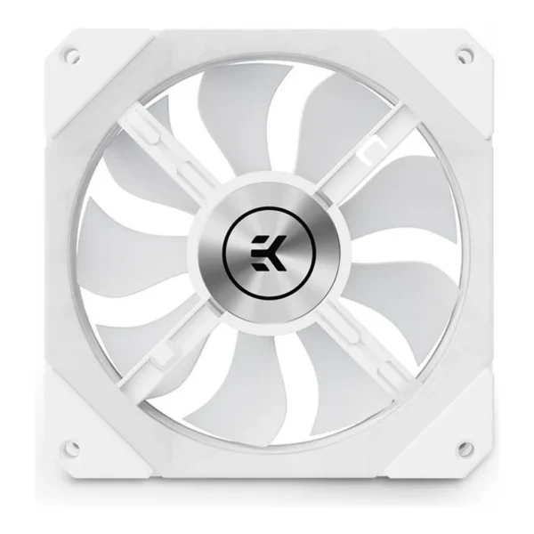 EKWB EK-Quantum Impulse 120 D-RGB 120mm Computer Cooling Fan, White | 3831109854204 - Image 1 EKWB EK-Quantum Impulse 120 D-RGB 120mm Computer Cooling Fan, White | 3831109854204