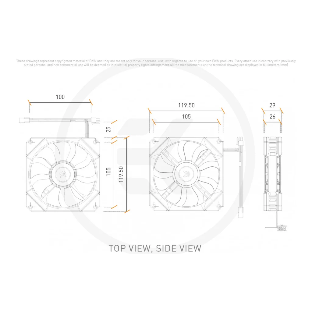 EKWB EK-Quantum Impulse 120 D-RGB 120mm Computer Cooling Fan, White | 3831109854198 - Image 8 EKWB EK-Quantum Impulse 120 D-RGB 120mm Computer Cooling Fan, White | 3831109854198