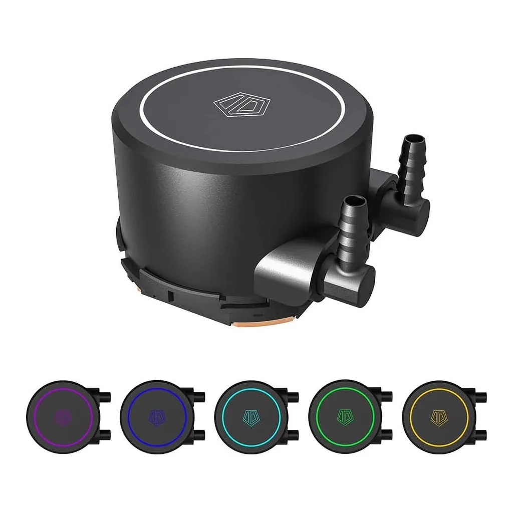 ID-COOLING AURAFLOW X 240 CPU Water Cooler 12V RGB AIO Cooler 240mm CPU Liquid Cooler 2X120mm RGB Fan - Image 4 ID-COOLING AURAFLOW X 240 CPU Water Cooler 12V RGB AIO Cooler 240mm CPU Liquid Cooler 2X120mm RGB Fan