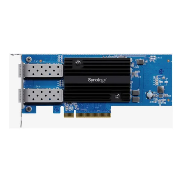c78f781afdc50d9bd19fa18d4f5c6c93-md.jpg Synology E10G30-F2 Dual-Port 10GbE SFP+ Add-In Card, PCIe 3.0 x8 Interface, 10 Gbps Data Transfer Rate | E10G30-F2