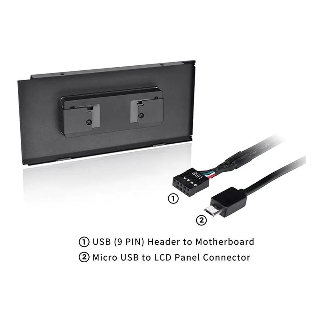 Thermaltake Ceres Series Black LCD Panel Kit | AC-064-OO1NAN-A1 - Image 3 Thermaltake Ceres Series Black LCD Panel Kit | AC-064-OO1NAN-A1