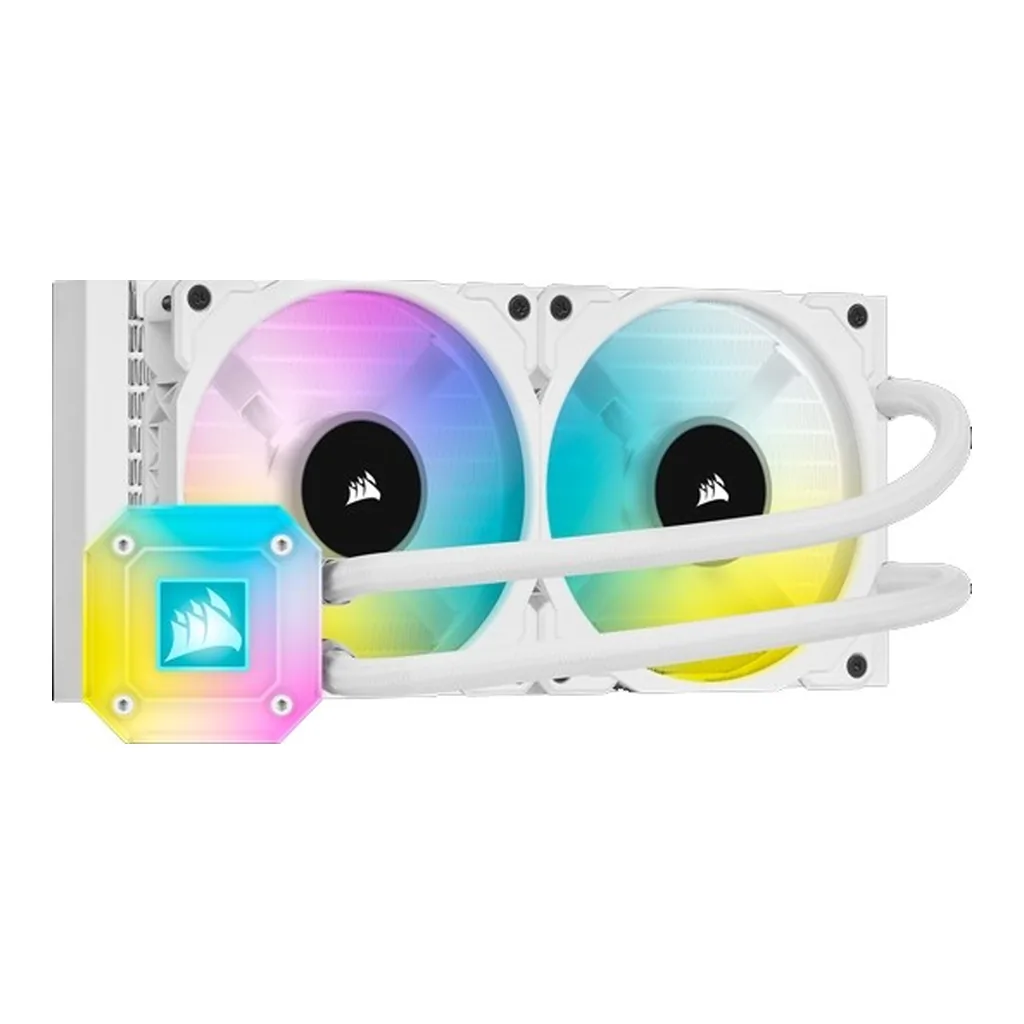 Corsair ICUE H100i Elite Capellix Liquid, White | CW-9060050-WW - Image 1 Corsair ICUE H100i Elite Capellix Liquid, White | CW-9060050-WW