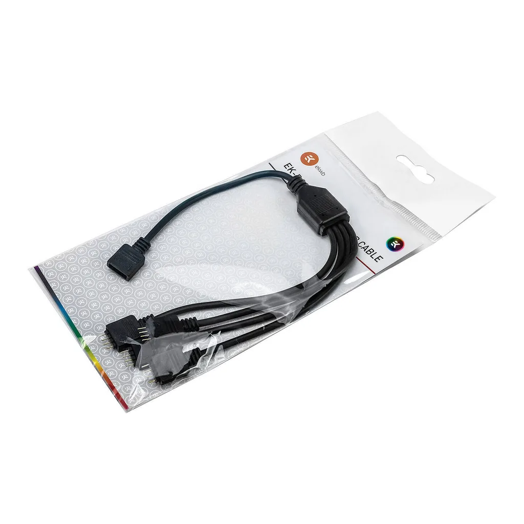 EKWB EK-RGB 4-Way Splitter Cable, Black | 3830046995353 - Image 4 EKWB EK-RGB 4-Way Splitter Cable, Black | 3830046995353