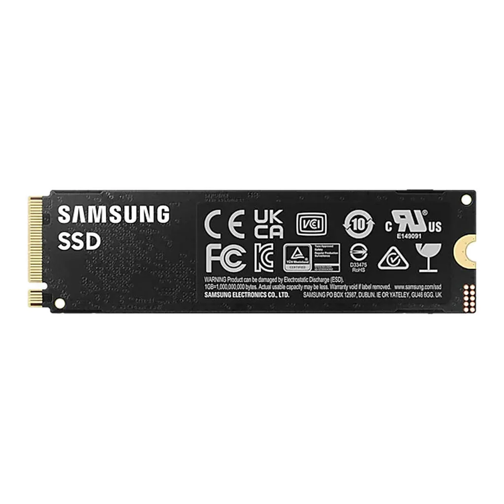 c997479837e5d2fdb303423a6ad0de00-hi.jpg Samsung 990 Pro 1TB NVMe M.2 Internal SSD, PCIe Gen 4.0 x4, NVMe 2.0 Interface, 7450 MB/s Sequential Read Speed, 6900 MB/s Sequential Write Speed, V-NAND 3-bit MLC | MZ-V9P1T0BW