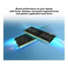Lexar DDR4 SODIMM Laptop Memory, 16GB Capacity, 3200 MHz Memory Speed, CL22 CAS Latency, 1.2 Voltage, 260-Pin | LD4AS016G-B3200GSST - Image 2 Lexar DDR4 SODIMM Laptop Memory, 16GB Capacity, 3200 MHz Memory Speed, CL22 CAS Latency, 1.2 Voltage, 260-Pin | LD4AS016G-B3200GSST - Image 2