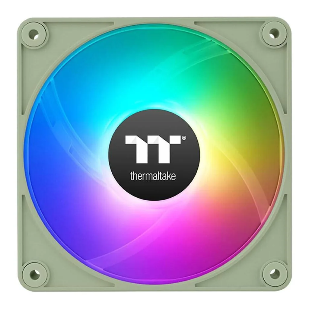 Thermaltake CT140 EX Reverse ARGB Sync PC Cooling Fan, Matcha Green | CL-F199-PL14MG-A - Image 4 Thermaltake CT140 EX Reverse ARGB Sync PC Cooling Fan, Matcha Green | CL-F199-PL14MG-A