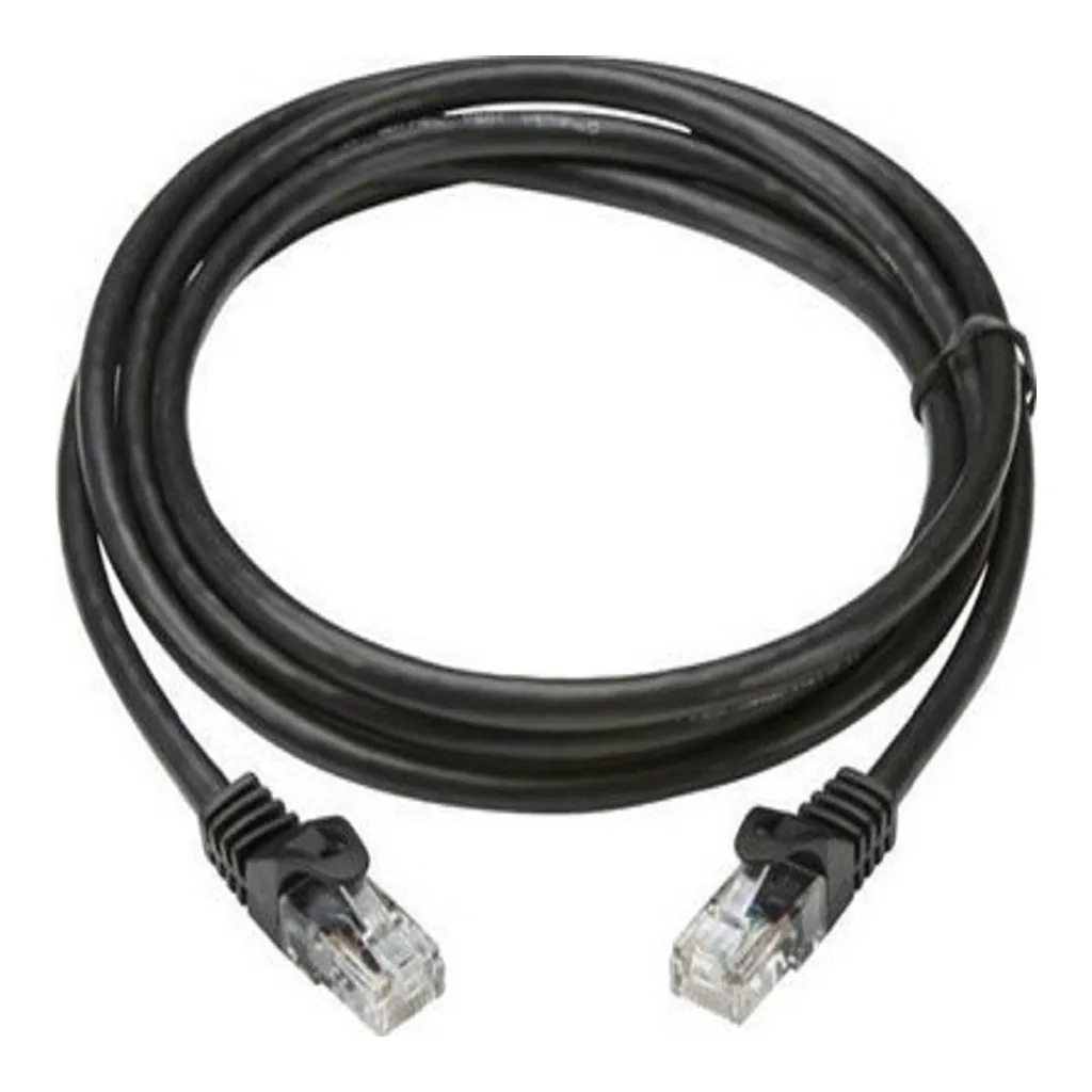 cb2ff518f9c44fb04b6359f77bb8ee91-hi.jpg AICO 5M Cat6 RJ45 UTP Network Cable, Black, 1 Piece