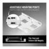 Corsair Dual 2.5" to 3.5" Drive Mounting Bracket, White | CSSD-BRKT2W - Image 7 Corsair Dual 2.5" to 3.5" Drive Mounting Bracket, White | CSSD-BRKT2W