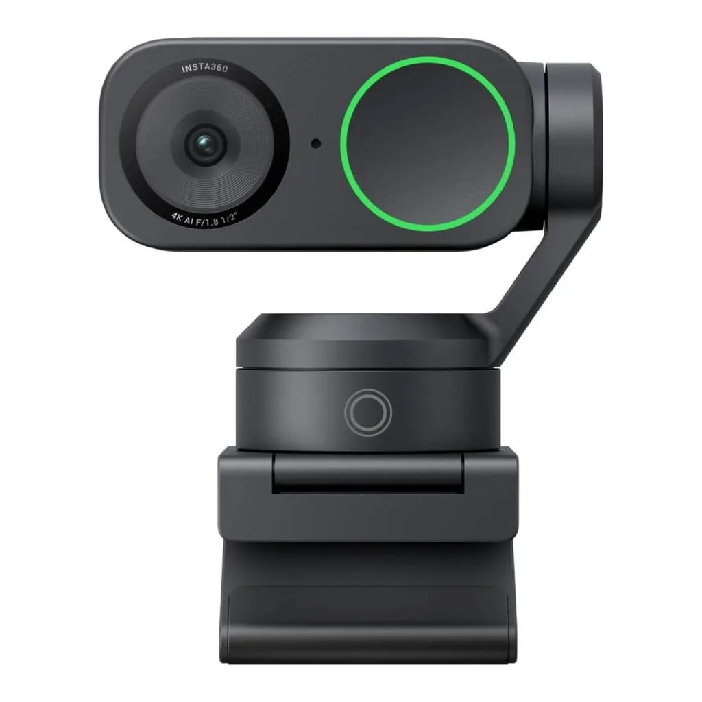 cef1b335f80f9dde801cea588f755d01-hi.jpg Insta360 Link 2 PTZ Dual Axis Gimbal AI-Powered 4K Webcam with 1/2" Sensor, Pro Audio, Gesture Control, HDR, AI Tracking, Desk View and Streamer Mode, Built-in Privacy Protection