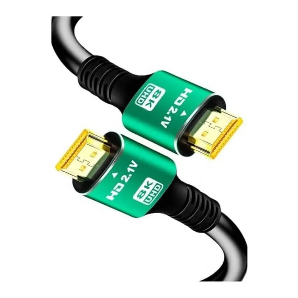 cf4e9b062992b4cd6c227cc1e5de0857-hi.jpg Salab 8K HDMI Cable 1.5M, 48Gbps Ultra High Speed HDMI 2.1 Cord, Supports 8K@60Hz, 4K@240Hz, HDR10, eARC, HDCP 2.3, Compatible with PS5, Xbox Series X, MacBook Pro, TV & Projector, Green