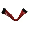 cfc8cd2b850f9ae69f6f3be37f839ce2-hi.jpg RAIDMAX 24-Pin Sleeved Power Extension Cable, 9.8 in., Red (RC-005-24P-RED)