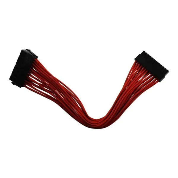 cfc8cd2b850f9ae69f6f3be37f839ce2-hi.jpg RAIDMAX 24-Pin Sleeved Power Extension Cable, 9.8 in., Red (RC-005-24P-RED)