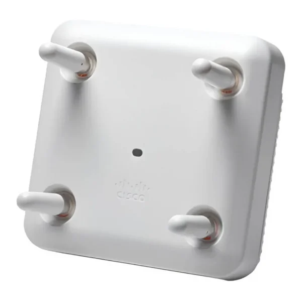 Cisco AIR Series Access Point, 802.11ac Wave 2, 4x4 3 Antenna Configuration, 2x Gigabit Ethernet (GbE) Ports, CleanAir, E Regulatory Domain, White | AIR-AP2802E-E-K9 – Main image Cisco AIR Series Access Point, 802.11ac Wave 2, 4x4 3 Antenna Configuration, 2x Gigabit Ethernet (GbE) Ports, CleanAir, E Regulatory Domain, White | AIR-AP2802E-E-K9 – Main image