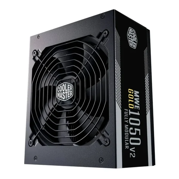 Cool Master MWE Gold 1050 V2 Full Modular Power Supply, 80 PLUS Gold Efficiency, RTX Ready, 140mm Silent Fan, Full Modular Cabling, High Temperature Resilience, Black | MPE-A501-AFCAG-3UK – Main image Cool Master MWE Gold 1050 V2 Full Modular Power Supply, 80 PLUS Gold Efficiency, RTX Ready, 140mm Silent Fan, Full Modular Cabling, High Temperature Resilience, Black | MPE-A501-AFCAG-3UK – Main image