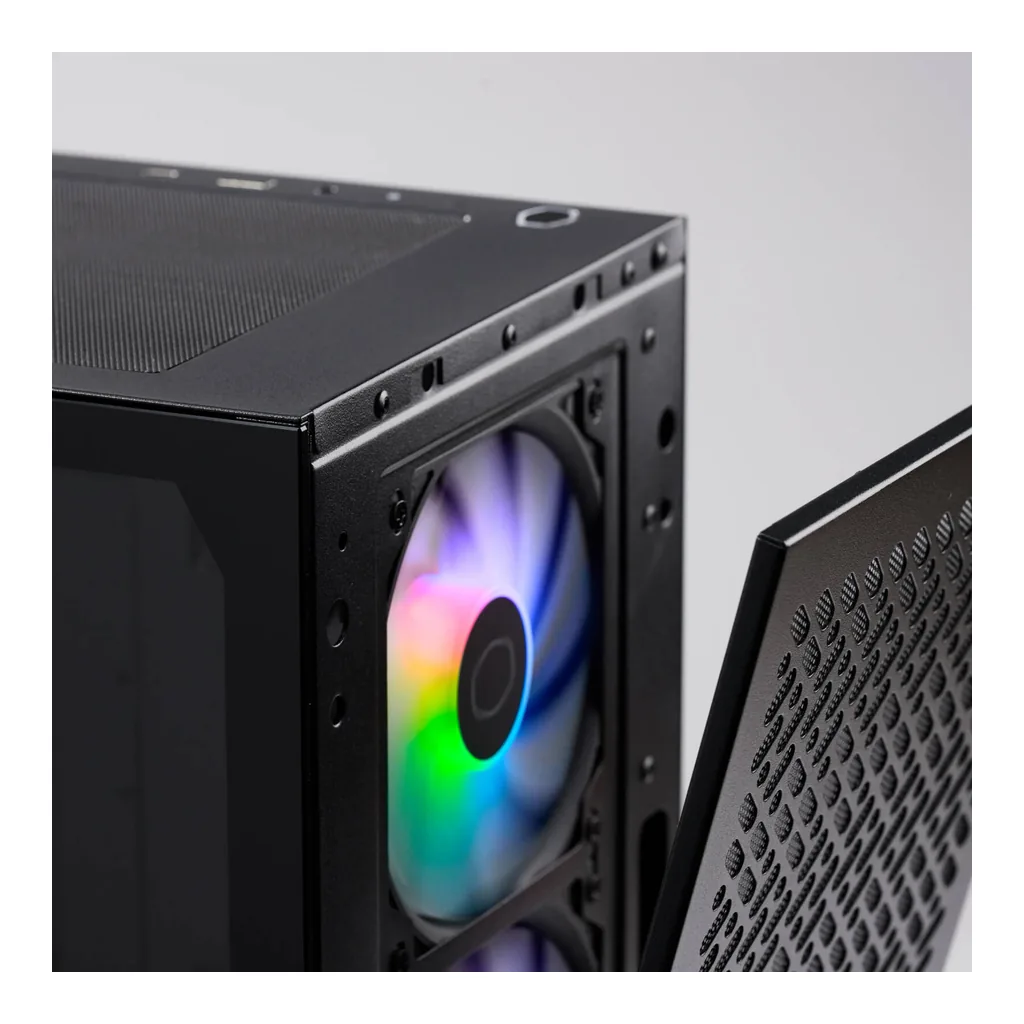 Cooler Master Elite 302 Mini Tower Computer Case, 3x 120mm aRGB Fans Pre-Installed, Support 360mm Radiator & 6x Fan Support, Tempered Glass Side Panel, Dust Filters, Black | E302-KGNN-S00 – Gallery image 1 Cooler Master Elite 302 Mini Tower Computer Case, 3x 120mm aRGB Fans Pre-Installed, Support 360mm Radiator & 6x Fan Support, Tempered Glass Side Panel, Dust Filters, Black | E302-KGNN-S00 – Gallery image 1