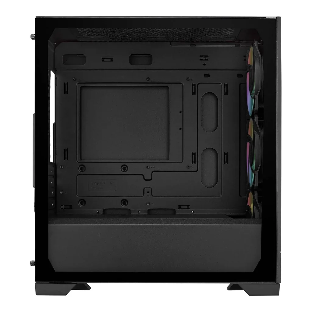 Cooler Master Elite 302 Mini Tower Computer Case, 3x 120mm aRGB Fans Pre-Installed, Support 360mm Radiator & 6x Fan Support, Tempered Glass Side Panel, Dust Filters, Black | E302-KGNN-S00 – Gallery image 3 Cooler Master Elite 302 Mini Tower Computer Case, 3x 120mm aRGB Fans Pre-Installed, Support 360mm Radiator & 6x Fan Support, Tempered Glass Side Panel, Dust Filters, Black | E302-KGNN-S00 – Gallery image 3
