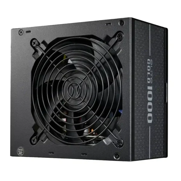 Cooler Master Elite Gold 1000 Fully Modular Power Supply, 1000W Power, 80 Plus Gold Efficiency, 120mm Fan Size, ATX 12V Ver. 3.1, Fluid Dynamic Bearing (FDB), Black | MPW-A001-AFAG-BUK – Main image Cooler Master Elite Gold 1000 Fully Modular Power Supply, 1000W Power, 80 Plus Gold Efficiency, 120mm Fan Size, ATX 12V Ver. 3.1, Fluid Dynamic Bearing (FDB), Black | MPW-A001-AFAG-BUK – Main image