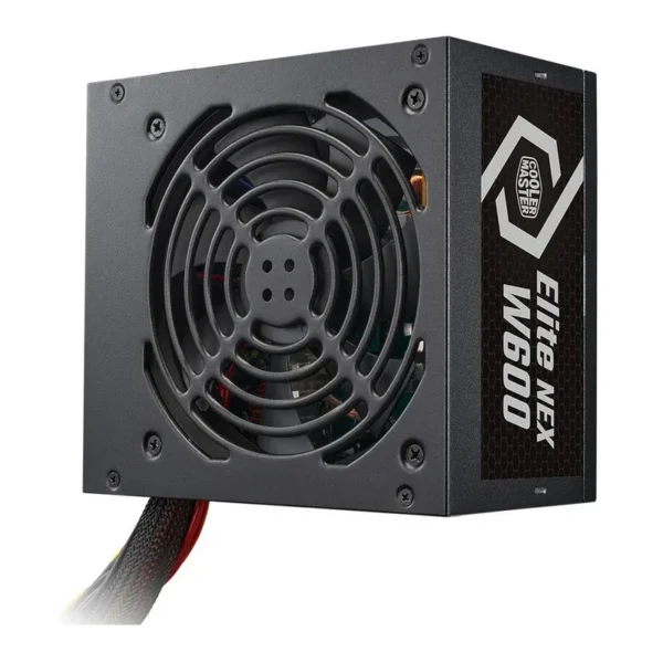 Cooler Master Elite NEX 600W 230V Non Modular Power Supply, 80 Plus Standard Certified, Active PFC & Dual Forward Topology Design, 120mm Sleeve Fan, UK Plug, Black | MPW-6001-ACBW-BUK – Main image Cooler Master Elite NEX 600W 230V Non Modular Power Supply, 80 Plus Standard Certified, Active PFC & Dual Forward Topology Design, 120mm Sleeve Fan, UK Plug, Black | MPW-6001-ACBW-BUK – Main image