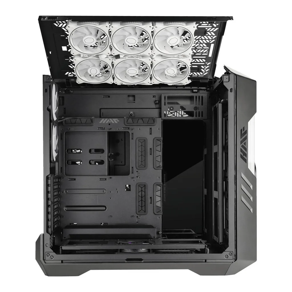 Cooler Master HAF 700 EVO E-ATX High Airflow PC Case, IRIS Customizable LCD .Breathable TG Front Panel, 200mm Sickleflow Fans, 1 x USB 3.2 gen 2 Type C, 4 x USB 3.2 gen 1 (3.0), Black | H700E-IGNN-S00 – Gallery image 6 Cooler Master HAF 700 EVO E-ATX High Airflow PC Case, IRIS Customizable LCD .Breathable TG Front Panel, 200mm Sickleflow Fans, 1 x USB 3.2 gen 2 Type C, 4 x USB 3.2 gen 1 (3.0), Black | H700E-IGNN-S00 – Gallery image 6