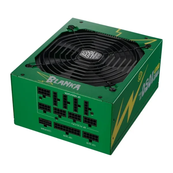 Cooler Master MWE Gold 1050 V2 Full Modular ATX 3.0 SF6 Blanka Power Supply, 140mm Silent Fan, Zero-RPM Mode, 100% Japanese Capacitors, Blank Character Design | MPE-A501-AFCAG-3VUK – Main image Cooler Master MWE Gold 1050 V2 Full Modular ATX 3.0 SF6 Blanka Power Supply, 140mm Silent Fan, Zero-RPM Mode, 100% Japanese Capacitors, Blank Character Design | MPE-A501-AFCAG-3VUK – Main image