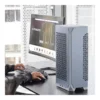 Cooler Master NCORE 100 AIR Mini ITX Computer Case, 2x CS120 Pre-Installed Fan, 336mm length Graphics Support, Side Panels Dust Filters, White | NR100-WNNN-S00 – Gallery image 2 Cooler Master NCORE 100 AIR Mini ITX Computer Case, 2x CS120 Pre-Installed Fan, 336mm length Graphics Support, Side Panels Dust Filters, White | NR100-WNNN-S00 – Gallery image 2