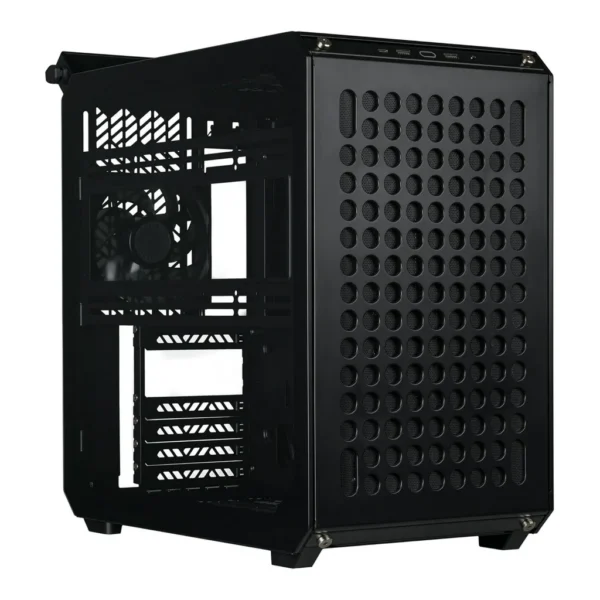 Cooler Master QUBE 500 Flatpack Mid-Tower ATX Computer Case, 1x 120mm SF ARGB Black PWM Fan, Up to 280mm Radiator & 8x Fan Support, Steel, Plastic, TG Materials, Black | Q500-KGNN-S00 – Main image Cooler Master QUBE 500 Flatpack Mid-Tower ATX Computer Case, 1x 120mm SF ARGB Black PWM Fan, Up to 280mm Radiator & 8x Fan Support, Steel, Plastic, TG Materials, Black | Q500-KGNN-S00 – Main image