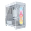 Corsair FRAME 4500X RS-R ARGB Panoramic Glass Mid-Tower PC Case, 3x RS-R aRGB Pre-Installed Fans, Up to 360mm Radiator & 10x 120mm Fans Support, Dust Filtration, White | CC-9011315-WW – Main image Corsair FRAME 4500X RS-R ARGB Panoramic Glass Mid-Tower PC Case, 3x RS-R aRGB Pre-Installed Fans, Up to 360mm Radiator & 10x 120mm Fans Support, Dust Filtration, White | CC-9011315-WW – Main image