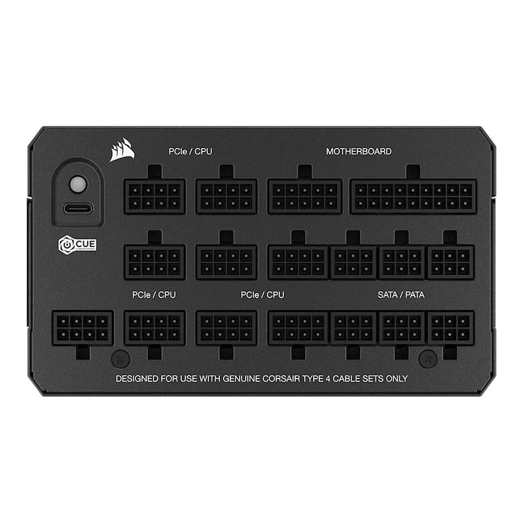 Corsair HX1200i Fully Modular ATX Power Supply, 1200W Power, 80 PLUS Platinum Efficiency, 140mm Fan, FDB Technology, Japanese Electrolytic Capacitors, Zero RPM mode, Black | CP-9020307-UK – Gallery image 3 Corsair HX1200i Fully Modular ATX Power Supply, 1200W Power, 80 PLUS Platinum Efficiency, 140mm Fan, FDB Technology, Japanese Electrolytic Capacitors, Zero RPM mode, Black | CP-9020307-UK – Gallery image 3