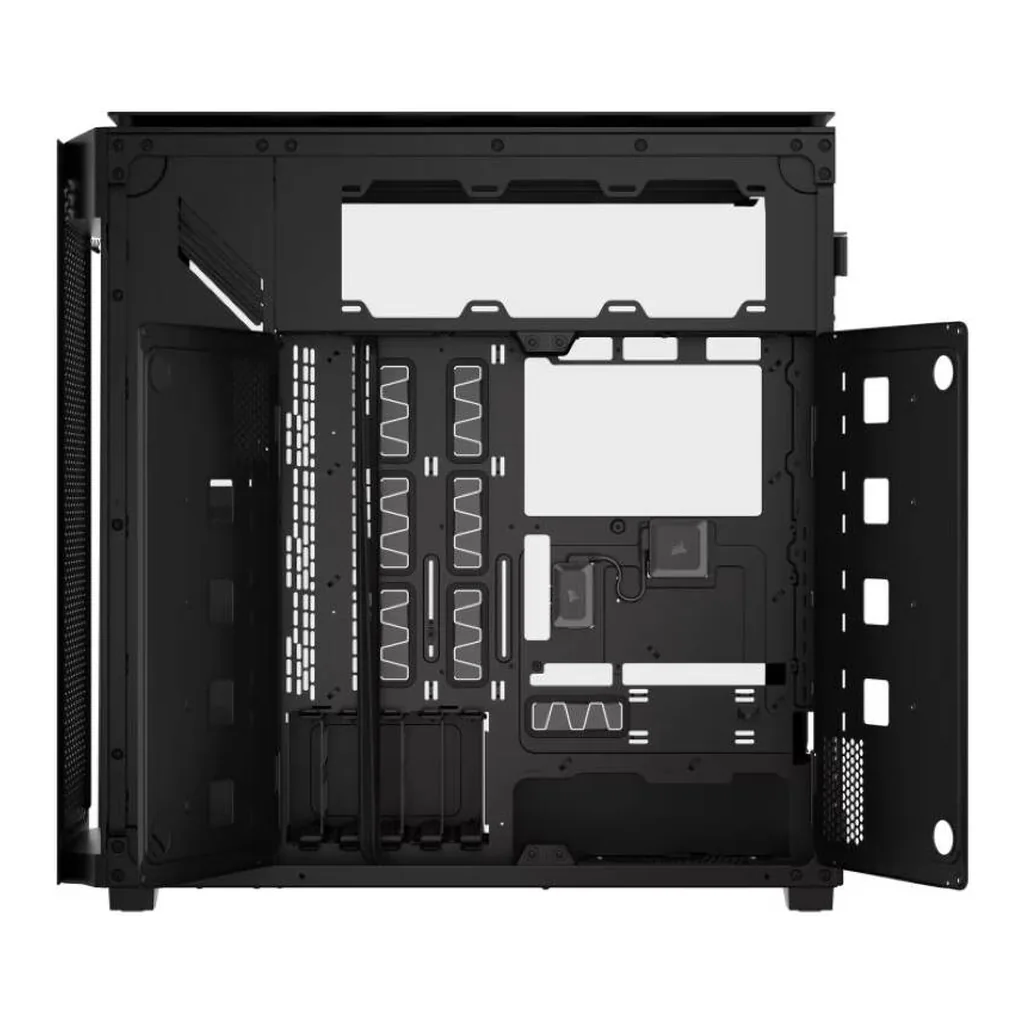 CORSAIR iCUE LINK 9000D RGB AIRFLOW Super Full-Tower PC Case, Up To 18x120mm Fans And 480mm Radiators, High-airflow, 4xUSB 3.2 Type-A, 2xUSB 3.2 Type-C, Audio Out, Black | CC-9011273-WW – Gallery image 4 CORSAIR iCUE LINK 9000D RGB AIRFLOW Super Full-Tower PC Case, Up To 18x120mm Fans And 480mm Radiators, High-airflow, 4xUSB 3.2 Type-A, 2xUSB 3.2 Type-C, Audio Out, Black | CC-9011273-WW – Gallery image 4