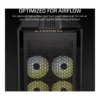 CORSAIR iCUE LINK 9000D RGB AIRFLOW Super Full-Tower PC Case, Up To 18x120mm Fans And 480mm Radiators, High-airflow, 4xUSB 3.2 Type-A, 2xUSB 3.2 Type-C, Audio Out, Black | CC-9011273-WW – Gallery image 12 CORSAIR iCUE LINK 9000D RGB AIRFLOW Super Full-Tower PC Case, Up To 18x120mm Fans And 480mm Radiators, High-airflow, 4xUSB 3.2 Type-A, 2xUSB 3.2 Type-C, Audio Out, Black | CC-9011273-WW – Gallery image 12