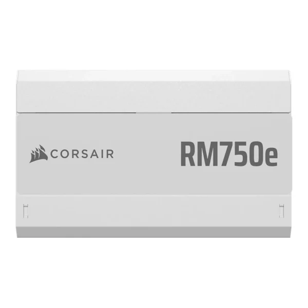 Corsair RMe Series RM750e Fully Modular Low-Noise ATX Power Supply, 750W Power, 80 PLUS Gold Efficiency, 120mm Rifle Bearing Fan, Zero RPM Fan Mode, ATX 3.1 Certified, White | CP-9020292-UK – Main image Corsair RMe Series RM750e Fully Modular Low-Noise ATX Power Supply, 750W Power, 80 PLUS Gold Efficiency, 120mm Rifle Bearing Fan, Zero RPM Fan Mode, ATX 3.1 Certified, White | CP-9020292-UK – Main image