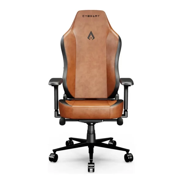 Cybeart Vintage Brown Special Editions Gaming Chair, Supreme PU Leather, Cold Cured Foam, Adjustable Inbuilt Lumbar Support, 4D Arm Rest, Multi Tilt Mechanism, 150Kg Max Weight, Brown – Main image Cybeart Vintage Brown Special Editions Gaming Chair, Supreme PU Leather, Cold Cured Foam, Adjustable Inbuilt Lumbar Support, 4D Arm Rest, Multi Tilt Mechanism, 150Kg Max Weight, Brown – Main image