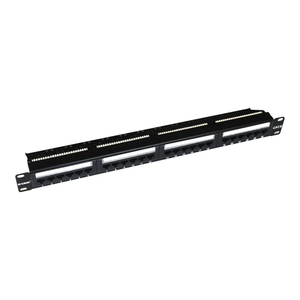 D-LINK Cat6 UTP Fully Loaded Patch Panel | NPP-C61BLK241 – Gallery image 1 D-LINK Cat6 UTP Fully Loaded Patch Panel | NPP-C61BLK241 – Gallery image 1