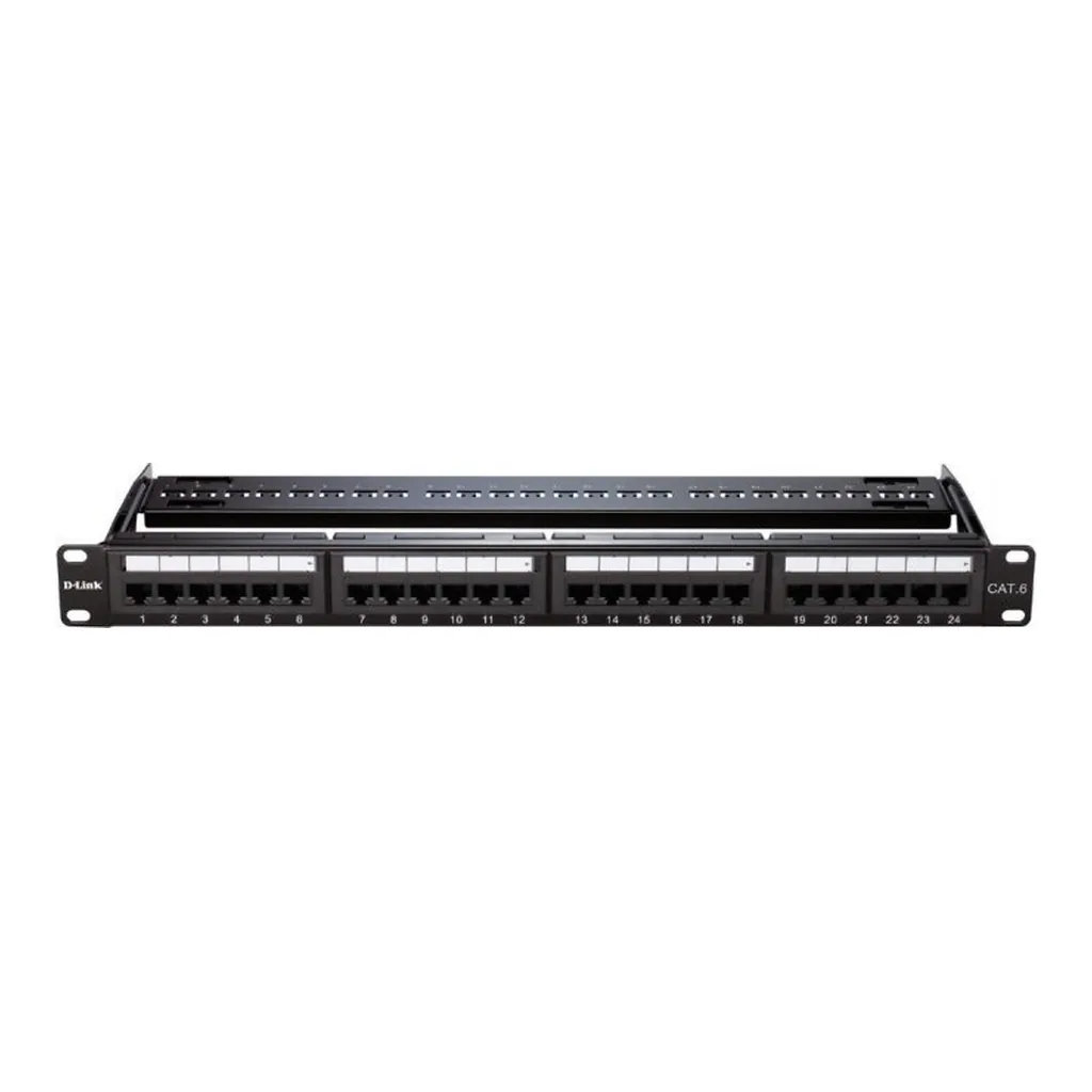 D-LINK Cat6 UTP Fully Loaded Patch Panel | NPP-C61BLK241 – Main image D-LINK Cat6 UTP Fully Loaded Patch Panel | NPP-C61BLK241 – Main image