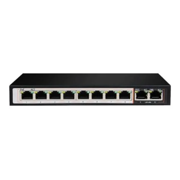 D-Link DGS-F1010P-E 10-Port PoE+ Switch – Main image D-Link DGS-F1010P-E 10-Port PoE+ Switch – Main image