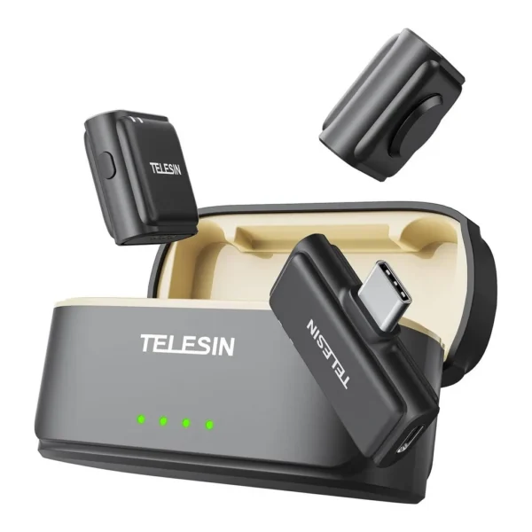 d020ec47b8d58e775b8f383c58f115ac-hi.jpg TELESIN Wireless Lavalier Microphone with Charging Case