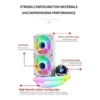 WJCOOLMAN Neon Mirror Cooler RGB CPU Cooler, White | WJ-NEONMIRROR-W - Image 5 WJCOOLMAN Neon Mirror Cooler RGB CPU Cooler, White | WJ-NEONMIRROR-W