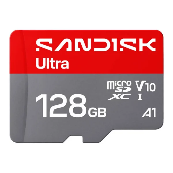 d0fb587d9feb302493c1394193fbc86a-hi.jpg SanDisk Ultra microSD UHS-I 128GB Memory Card with Adapter, Up to 195MB/s Read Speed, A1 App Performance, Full HD Video Storage & Reliable Mobile Storage Solution, Red | SDSQUJQ-128G-GZ6MA