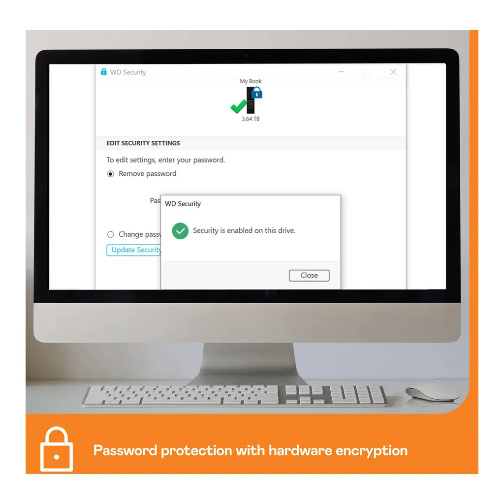 d1914bf92bae5dfbc0f644ca5c458d6c-hi.jpg Western Digital 18 TB My Book Desktop USB 3.0 Hard Drive, 256-Bit AES Hardware Encryption, Auto Backup Software, Preformatted exFAT for Windows & Mac, USB 3.0 / USB 2.0, Black | WDBBGB0180HBK-EESN