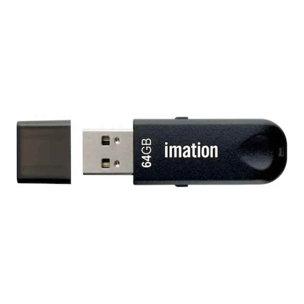 d30da808cb585f60de0d98bc0c50aaf4-hi.jpg Imation Flash Drive V1 64gb, Slim Bar Type Usb Flash Drive, Plug And Play, Drag And Drop Copying And Pasting, Simple And Minimal Design | 64gb
