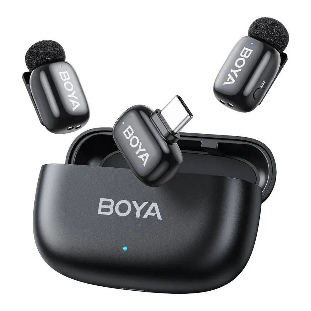 d39ebb358ed5237f1e04987b787791c5-hi.jpg BOYA Mini Wireless Microphone, World"s Tiniest 5g Clip On Mic