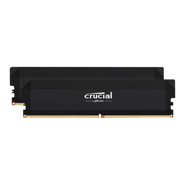 Crucial Pro OC Gaming Desktop Memory, 32GB (2x 16GB) Capacity, DDR5 Memory Type, 6000 MHz Memory Speed, CL36 CAS Latency, 1.35 Voltage, Intel XMP 3.0 & AMD EXPO Profile | CP2K16G60C36U5B - Image 1 Crucial Pro OC Gaming Desktop Memory, 32GB (2x 16GB) Capacity, DDR5 Memory Type, 6000 MHz Memory Speed, CL36 CAS Latency, 1.35 Voltage, Intel XMP 3.0 & AMD EXPO Profile | CP2K16G60C36U5B - Image 1