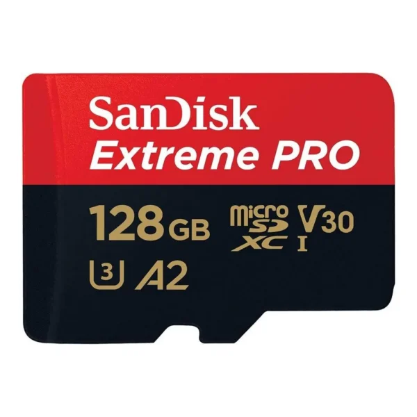 d45ecb43a9a30d6cb4432dadca2da00d-hi.jpg SanDisk Extreme PRO 128GB Micro SDXC UHS-I Card, Up to 200MB/s Read Performance, Up to 90MB/s Write Performance, Great For Capturing 4K UHD Video, Durable Design, Black - Red | SDSQXCD-128G-GN6MA