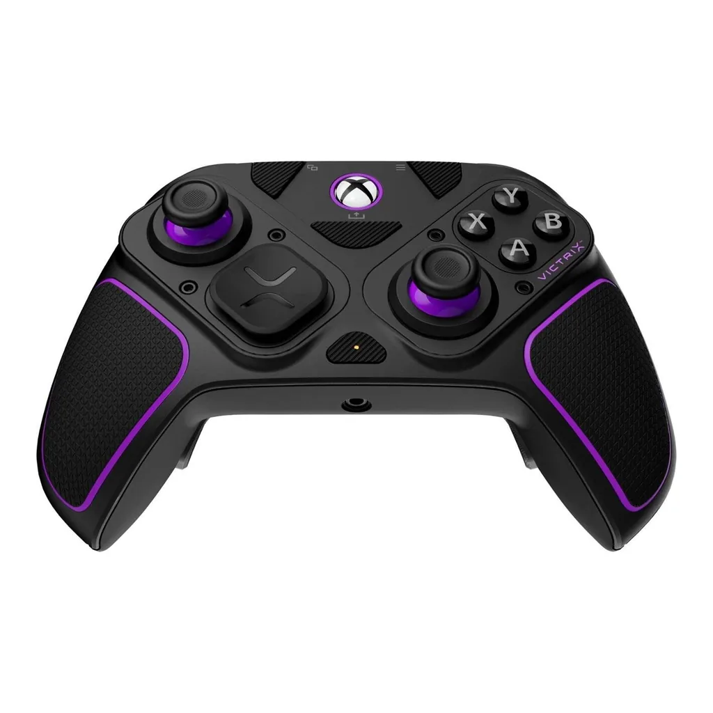 d60758668b4ff8a8e79294738f8aebb8-hi.jpg PDP Gaming Victrix Pro BFG Wireless Controller, Compatible With Xbox Series X|S & PC, 5ms Input Latency, 2000mAh Battery, 4 Mappable Back Buttons, Multi-Position Clutch Triggers, Black