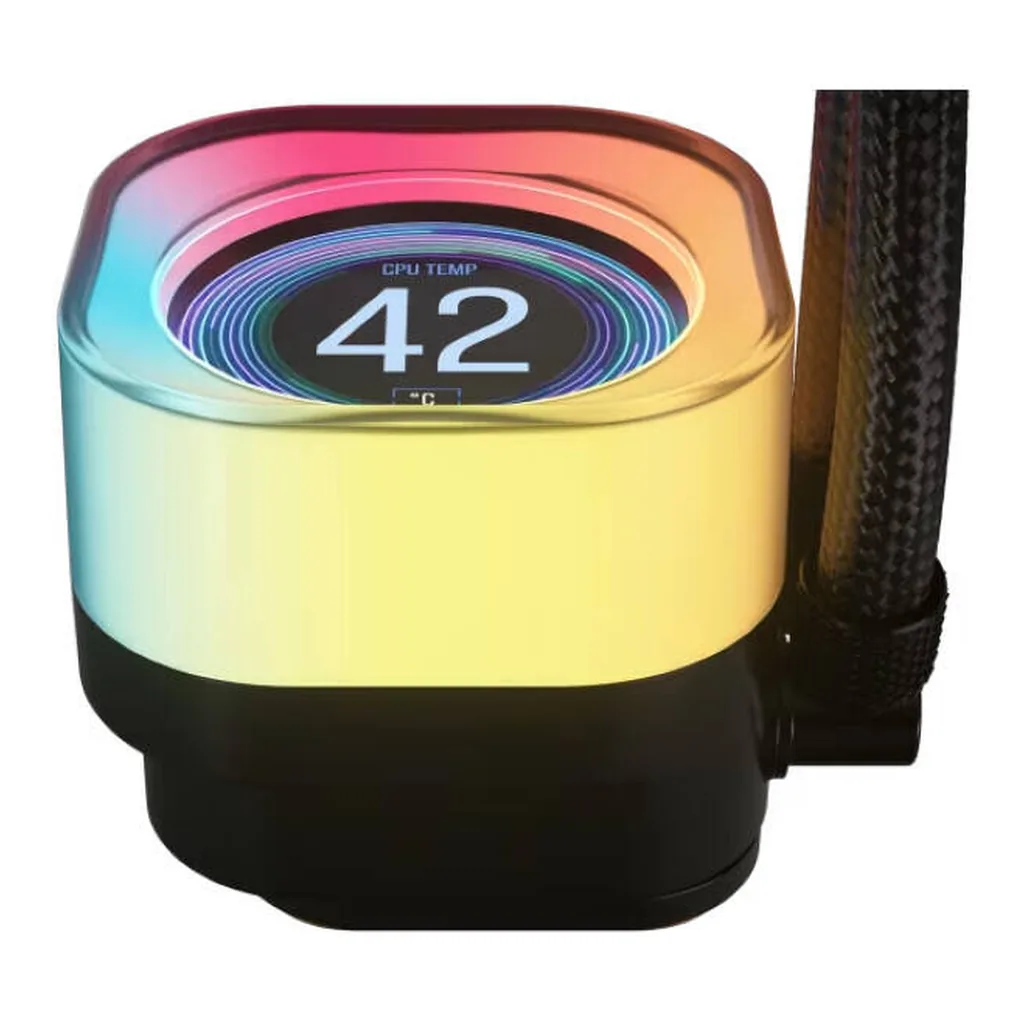 Corsair iCUE LINK TITAN 240 RX LCD AIO Liquid CPU Cooler, Black | CW-9061022-WW - Image 2 Corsair iCUE LINK TITAN 240 RX LCD AIO Liquid CPU Cooler, Black | CW-9061022-WW