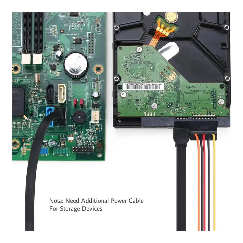 d7e3318dc65f076dc5744160999e781d-hi.jpg UGREEN US217 SATA III Data Cable, 0.5 m, Angled, Black (30797)