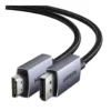 d918b44e389c08161ebbdc0d6fe2103a-hi.jpg UGREEN DisplayPort to HDMI Cable 4K Adapter, DP 1.2 to HDMI 1.4 , 4K30Hz, 2K60Hz, 1080p120Hz Support, Braided Nylon, High Speed Video Cable, 1.5 Meter. Gray/Black