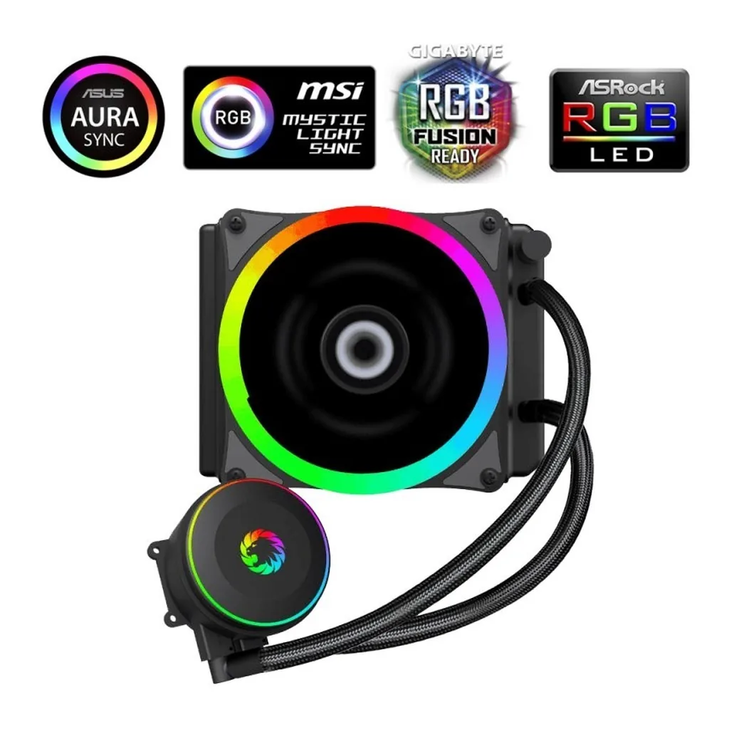 GameMax Iceberg 120 Rainbow Liquid Cooling - Image 2 GameMax Iceberg 120 Rainbow Liquid Cooling