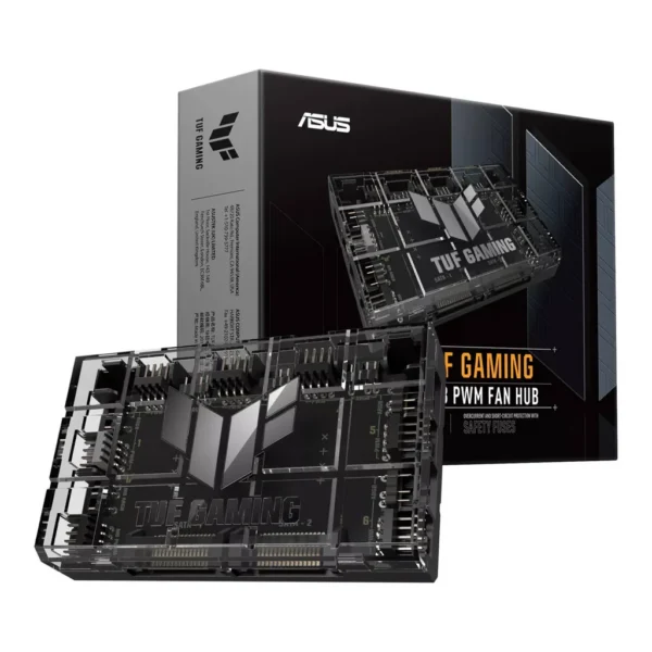 ASUS TUF Gaming ARGB PWM Fan Hub, Black | 90DA00C0-B09000 - Image 1 ASUS TUF Gaming ARGB PWM Fan Hub, Black | 90DA00C0-B09000
